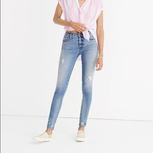 Madewell high rise skinny jeans